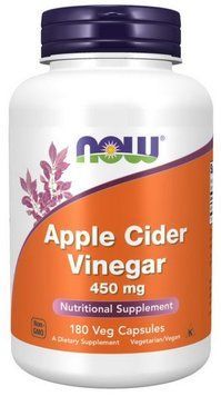 Яблучний оцет для схуднення Apple Cider Vinegar 450 mg 180 veg caps 20170 фото