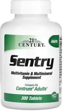Мультивітаміни 21st Century Sentry 300 таб 3108184062 фото