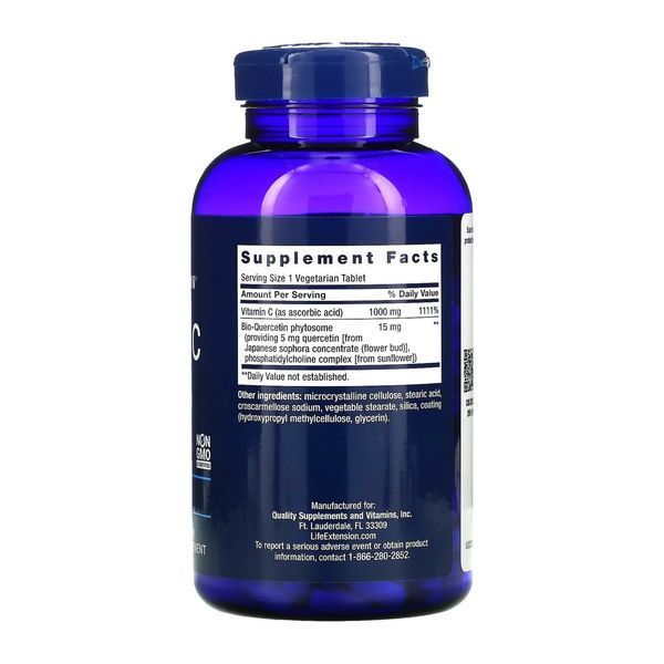 Витамин С Vitamin C and Bio-Quercetin Phytosome 250 tabs 2956572161 фото