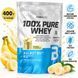 Сироватковий протеїн для чоловіків та жінок BioTech 100% Pure Whey 400 г банан 3206091159 фото 2