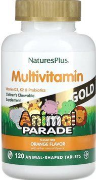 Дитячі вітаміни Animal Parade Gold Children's Multi-vitamin & Mineral 120 жув таб апельсин 19945-02 фото