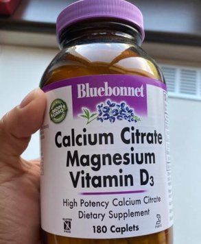 Кальций Магний Витамин Д Bluebonnet Nutrition Calcium Citrate Magnesium Vitamin D3 180 таблеток 19823 фото