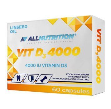 Вітамін Д + К2 All Nutrition Vit D3 4000 + K2 60 капсул 22581 фото