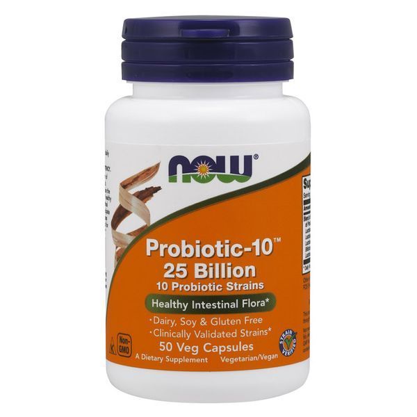 Комплекс пробиотиков NOW Foods Probiotic 25 Billion 50 капсул 9142 фото