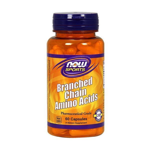 Аминокислоты Всаа NOW Foods Branched Chain Amino Acids 60 капс 9177 фото