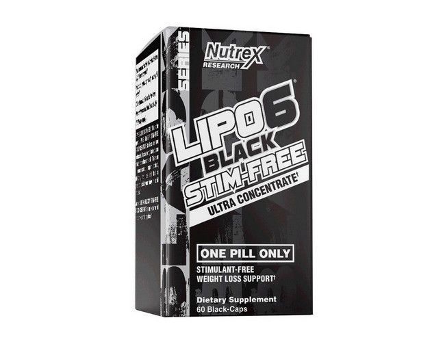 Жіросжігателя Nutrex Lipo 6 Black Stimee black Ultra Concentrate 60 капс 11633 фото