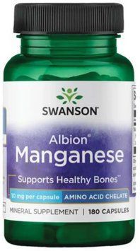 Марганець хелат Swanson Albion Manganese 10mg 180 капс 2956575342 фото