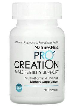 Репродуктивне здоров'я чоловіків Natures Plus Pro Creation male fertility support caps 60 19967 фото