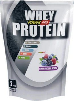 Сывороточный протеин для роста мышц и рельефа Power Pro Whey Protein 2 кг лесная ягода 3028839754 фото