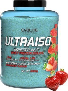 Протеїн Ізолят Evolite Nutrition Ultra Iso 2кг полуниця 22157-05 фото