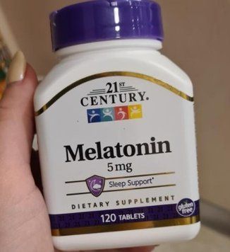 Мелатонин от бессоницы для улучшения сна 21st Century Melatonin 5 mg 120 таб 11238 фото