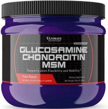 Глюкозамін хондроїтин Ultimate Nutrition Glucosamine Chondroitin Msm 158 гр фруктовий пунш 19645 фото