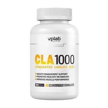 Кон'юговані лінолева кислота VP Lab CLA 1000 180 гел капс 11358 фото