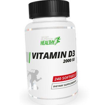Вітамін Д3 2000 Healthy Sport Nutrition (MST) Vitamin D3 2000 IU 240 softgels 20707 фото