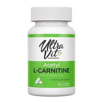 Ацетил L-карнітин VP Laboratory Acetyl L-Carnitine 60 рослинних капсул 11560 фото