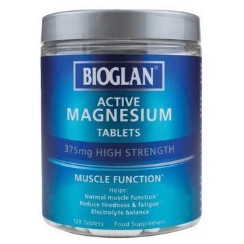 Магний Bioglan Active Magnesium 375 mg 120 таб 22421 фото