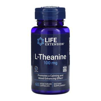 L-теанін Life Extension L-Theanine 100 mg - 60 vcaps 2956570408 фото