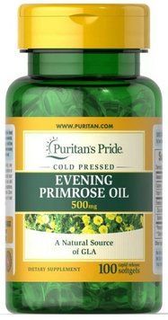 Масло примулы Puritan's Pride Evening Primrose Oil 500 mg 100 капсул 19073 фото