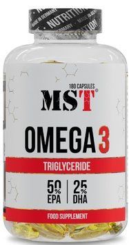 Рыбий жир (омега 3) MST Omega 3 Triglycerid 180 caps 23390 фото