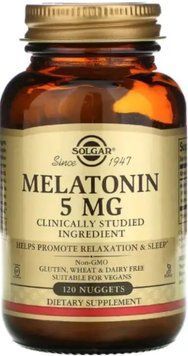 Мелатонин для крепкого сна Solgar Melatonin 5 мг 120 таблеток 11329 фото
