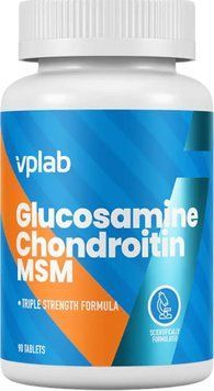 Глюкозамін хонроїтин МСМ VP Lab Glucosamine & Chondroitin MSM 90 таб 11364 фото
