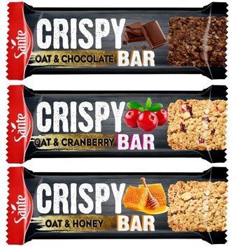 Батончик Sante Crispy Bar овсянка и шоколад 40г 21546 фото