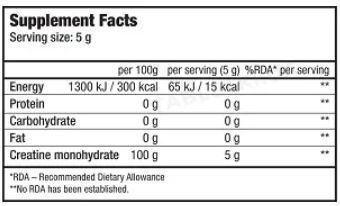 Креатин моногідрат для росту м'язів та витривалості BioTech 100% Creatine Monohydrate 300г цитрус 3123032692 фото