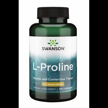Л-пролин Swanson L-Proline 500mg 100 капсул 2956564753 фото