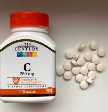 Вітамін С 250 21st Century Vitamin C 250 mg 110 таблеток 19119 фото