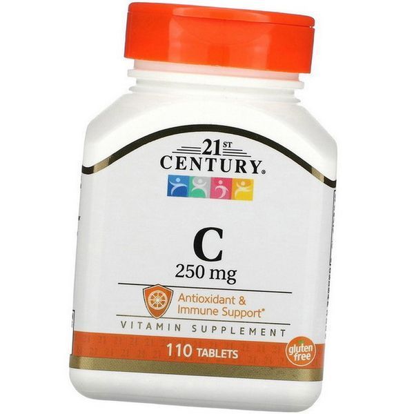 Вітамін С 250 21st Century Vitamin C 250 mg 110 таблеток 19119 фото