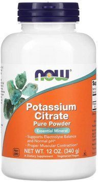 Калий цитрат Now Foods Potassium Citrate Powder 340g 2964301531 фото