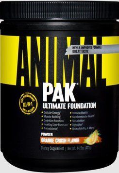Спортивные витамины Universal Animal Pak Improved Formula 411г апельсин 22313 фото