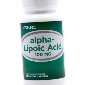 Альфа-ліпоєва кислота GNC Alpha-Lipoic Acid 100 мг 60 капсул 7064 фото