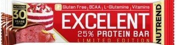 Протеїновий батончик Nutrend Excelent Protein Bar 85 г полуничний чизкейк 3539-15 фото