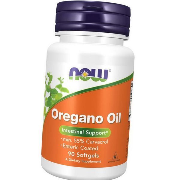 Орегано ефірна олія NOW Foods Oregano Oil 90 капсул 19990 фото