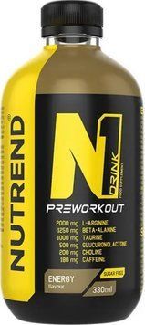 Предтренувальний комплекс Nutrend N1Drink Preworkout 330мл energy 21813-02 фото