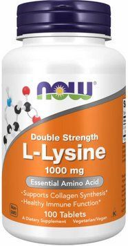 L-лизин Now Foods L-Lysine 1000mg 100 таб 2964301532 фото