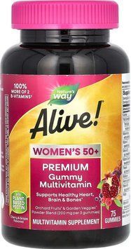Мультивітаміни для жінок Women's 50+ Premium Gummies Multivitamin - 75 gummies (Злиплися капсули) 2956571348 фото