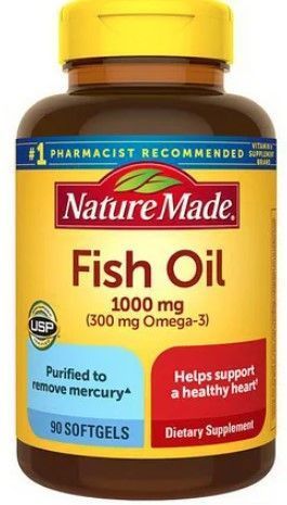 Рыбий жир Nature Made Fish Oil 1000 mg 90 капсул омега-3 19620 фото
