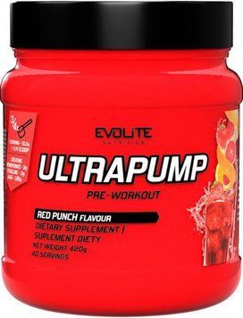 Передтренувальний комплекс Evolite Ultra Pump 420г червоний пунш 22206 фото