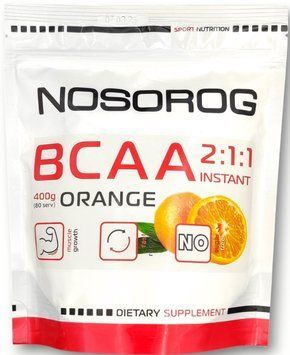 Амінокислоти ВСАА NOSOROG BCAA 2:1:1 Instant 400 g апельсин  10017-04 фото