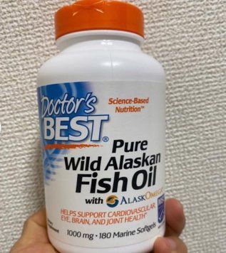 Омега 3 Doctor's s BEST Pure Wild Alaskan Fish Oil with AlaskOmega 1000 мг 180 гел капс Риб'ячий жир 18135 фото