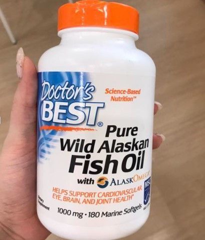 Омега 3 Doctor's s BEST Pure Wild Alaskan Fish Oil with AlaskOmega 1000 мг 180 гел капс Риб'ячий жир 18135 фото