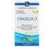 Жирні кислоти омега 3 Nordic Naturals Omega-3 180 кап лимон 19004 фото 2