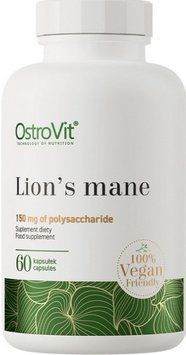 Ежовик гребенчастый OstroVit Lion`s Mane 60 caps 22949 фото