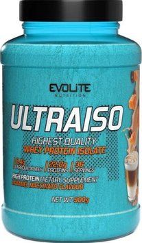 Чистий ізолят сироваткового білка Evolite Nutrition Ultra Iso 900г макіато з карамеллю 22155-05 фото