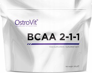 Амінокислота OstroVit BCAA 2-1-1 500 г 8452 фото