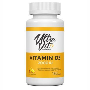 Витамин Д3 Vitamin D3 2000 IU 180 softgels (До 10.24) 2956570267 фото
