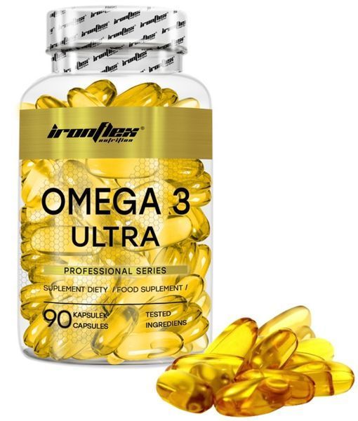Омега 3 IronFlex Omega 3 Ultra Strong 90 капсул 22191 фото