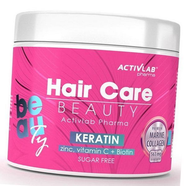Витамины с кератином и коллагеном для волос Activlab Hair Care Beauty 200 грамм 20531 фото